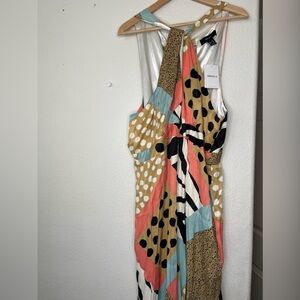 NWT Forever 21 Long Brown Multicolor Pattern Plus Size
Jumpsuit Jumper 3x